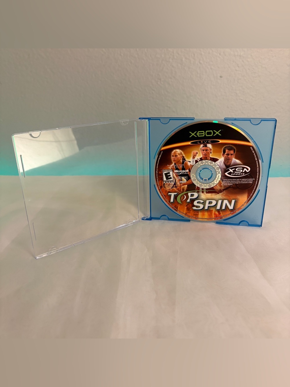 Top Spin Tennis (Microsoft Xbox, 2003) XSN Sports Game Disc Only Tested Works